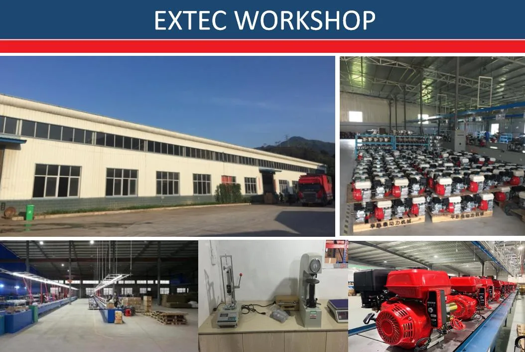 Extec Agricultural Gasoline Fuel Pump Engine 2inch Clean High Pressure Water Pump